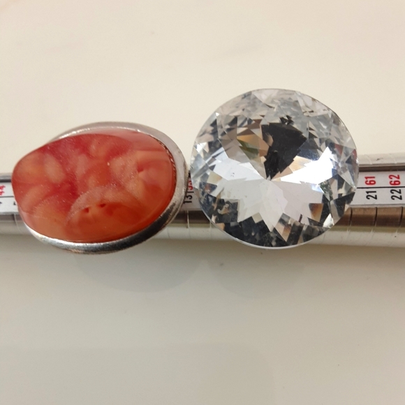 Jewelry - FASHION RINGS HOT ICE & PEACH ADJUSTABLE